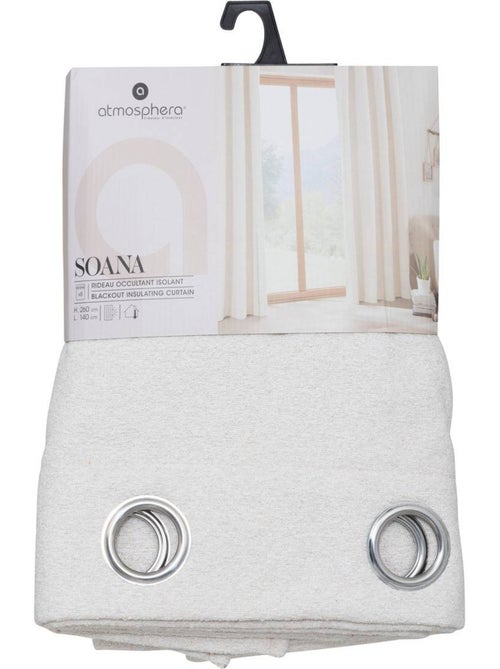 Rideau isolant occultant SOANA - Kiabi Rideau isolant occultant SOANA - Kiabi