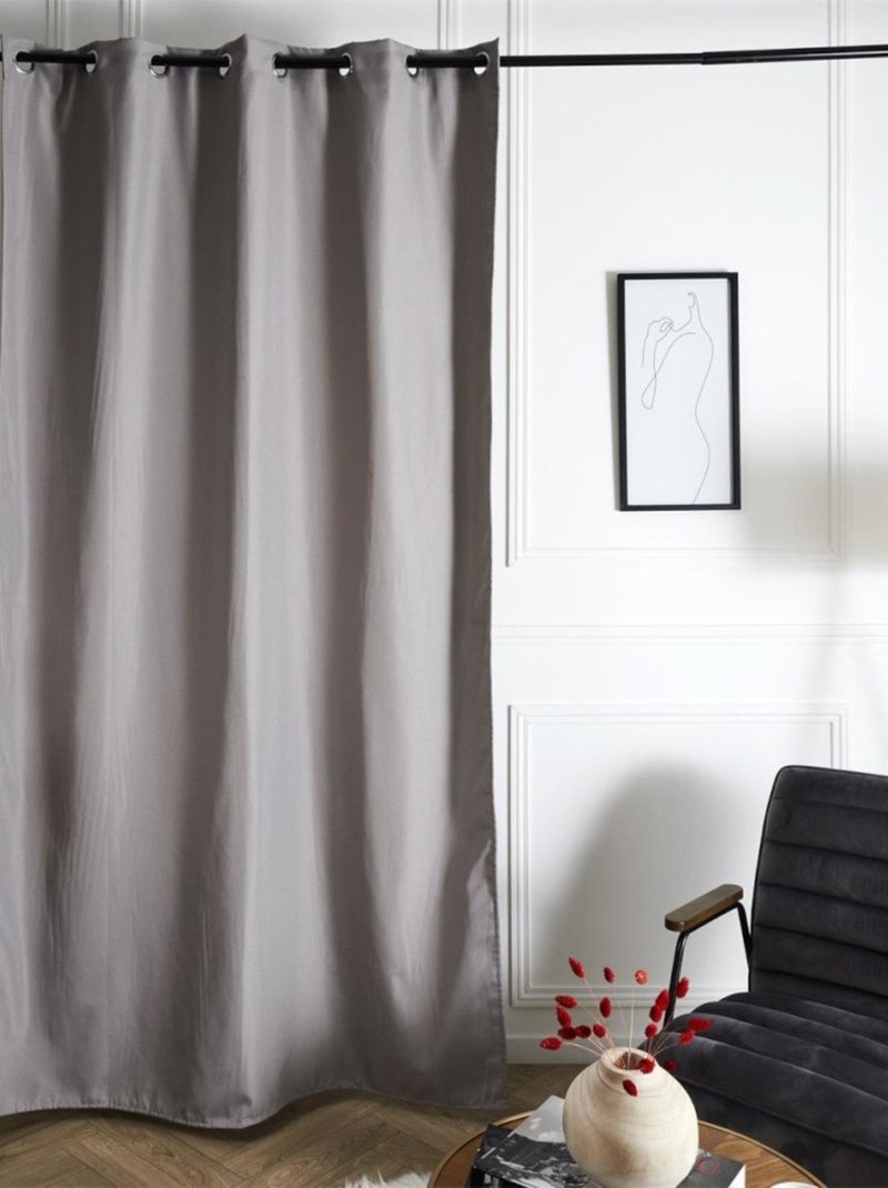 Rideau isolant polaire 135x240 cm gris Gris - Kiabi