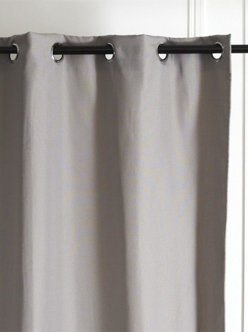 Rideau isolant polaire 135x240 cm gris - Kiabi Rideau isolant polaire 135x240 cm gris - Kiabi