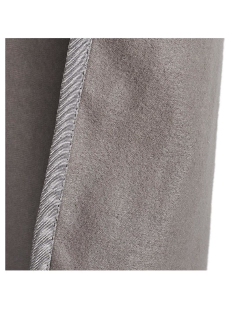 Rideau isolant polaire 135x240 cm gris Gris - Kiabi