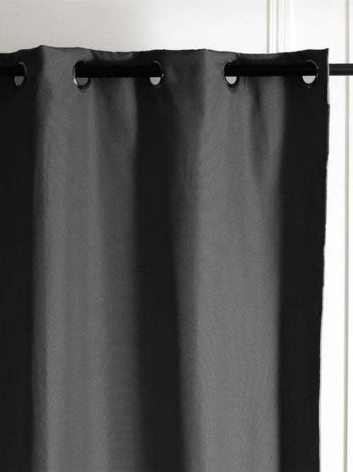 Rideau isolant polaire 135x240 cm noir - Kiabi