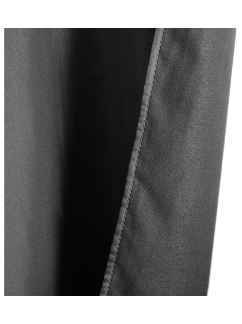 Rideau isolant polaire 135x240 cm noir Noir - Kiabi