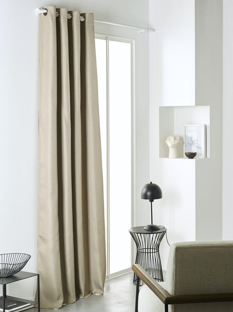 Rideau Isolant  'PRESTIGE' 'TODAY' Beige - Kiabi