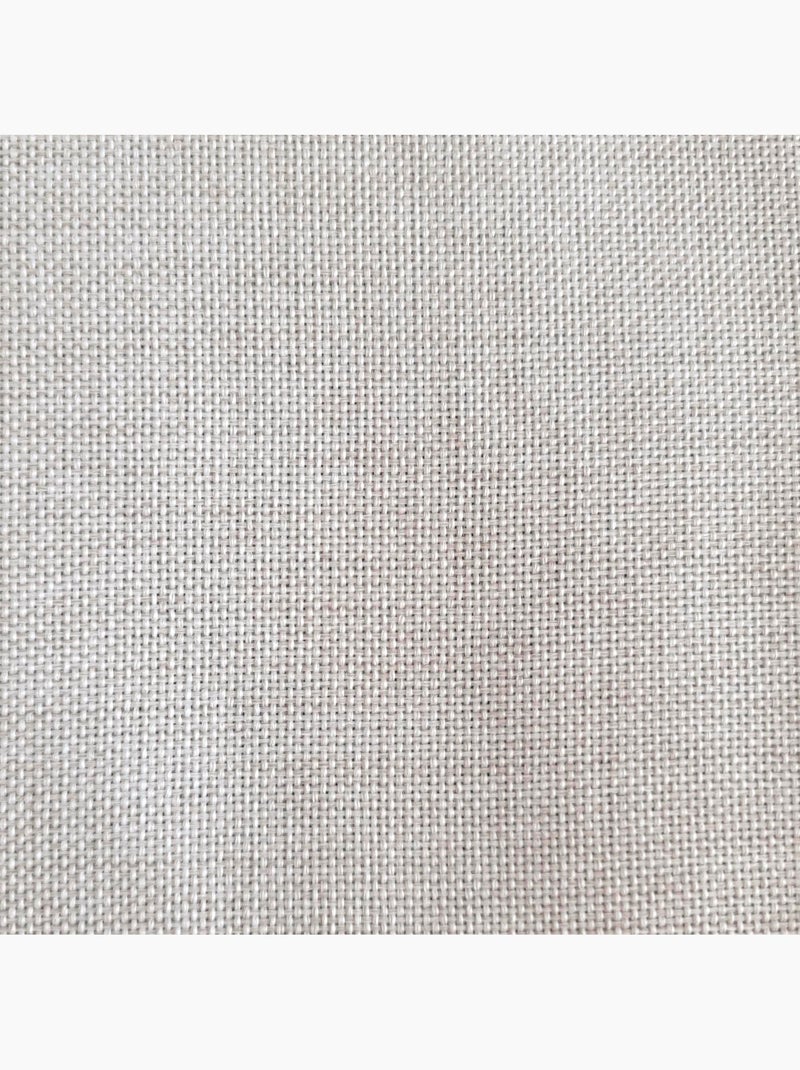 Rideau isolant sans couture effet lin chiné doublé polaire ton sur ton 135x240cm, beige Beige - Kiabi