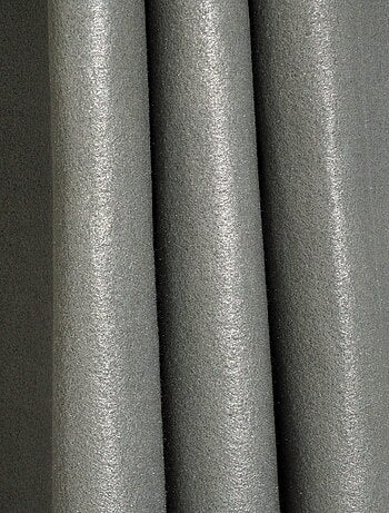 Rideau isolant thermique aspect satin à œillets 140x240cm, Gris