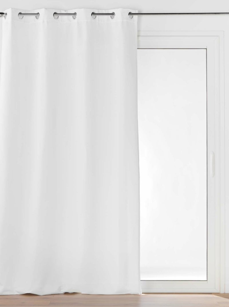 Rideau Isolant Thermique Blanc Blanc - Kiabi
