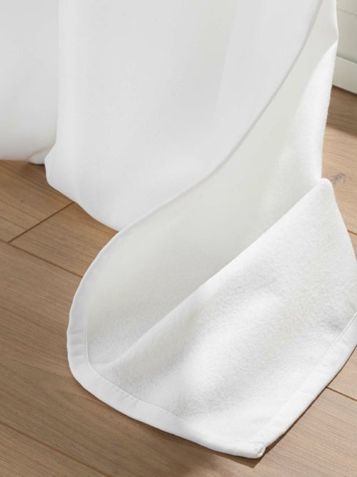 Rideau Isolant Thermique Blanc - Kiabi