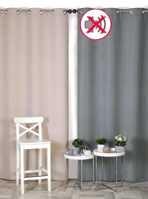 Rideau isolant Thermique et Phonique - Prêt à poser. - Kiabi