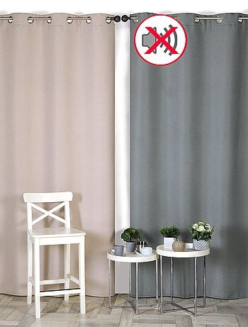 Rideau isolant Thermique et Phonique - Prêt à poser.