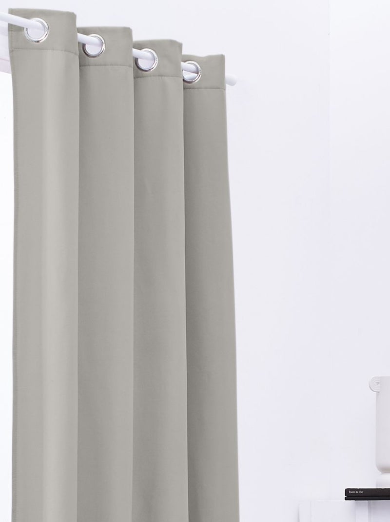 Rideau isolant thermique Gris clair - Kiabi