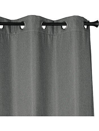 Rideau isolant thermique moderne à œillets 140x240cm, anthracite