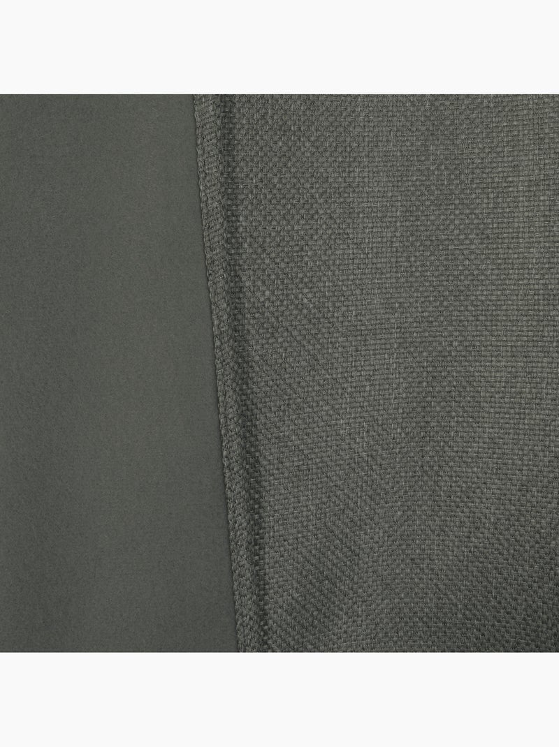 Rideau isolant thermique moderne à œillets 140x240cm, anthracite gris anthracite - Kiabi