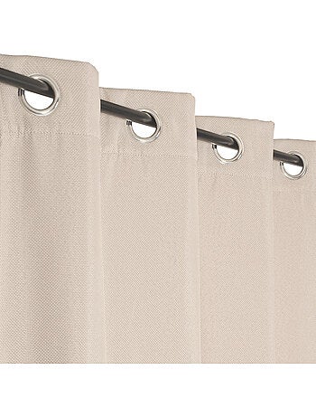 Rideau isolant thermique moderne à œillets 140x240cm, anthracite