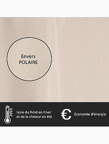 Rideau isolant thermique moderne à œillets 140x240cm, anthracite