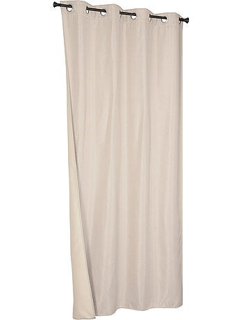 Rideau isolant thermique moderne à œillets 140x240cm, anthracite
