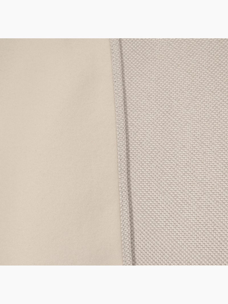 Rideau isolant thermique moderne à œillets 140x240cm, beige Beige - Kiabi