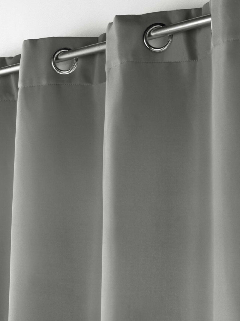 Rideau Isolant Thermique  Uni Gris - Kiabi