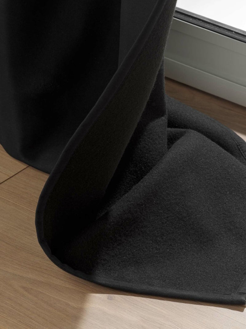 Rideau Isolant Thermique  Uni Noir - Kiabi