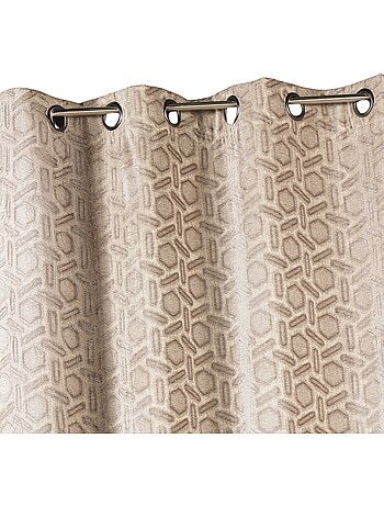 Rideau jacquard à imprimés design