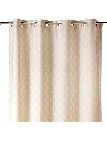 Rideau jacquard à motifs arrondis poids