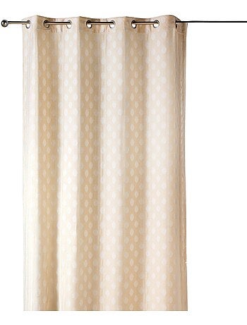 Rideau jacquard à motifs arrondis poids
