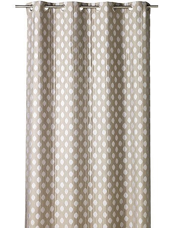 Rideau jacquard à motifs arrondis poids