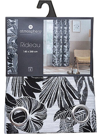 Rideau jacquard bejuco