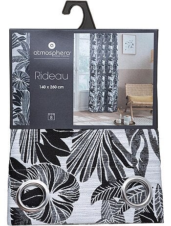 Rideau jacquard bejuco