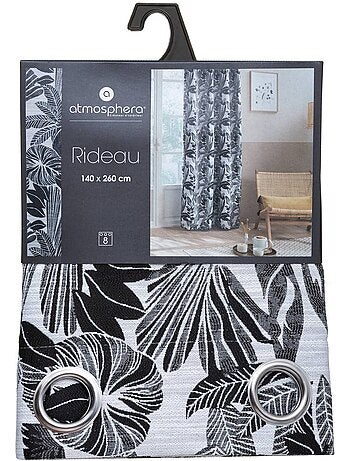 Rideau jacquard bejuco