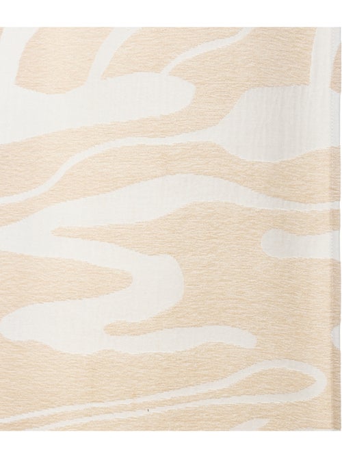 Rideau jacquard à oeillets madini - Kiabi