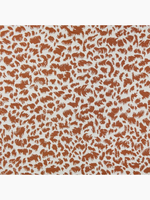 Rideau jacquard abstrait texturé à oeillets - Kiabi