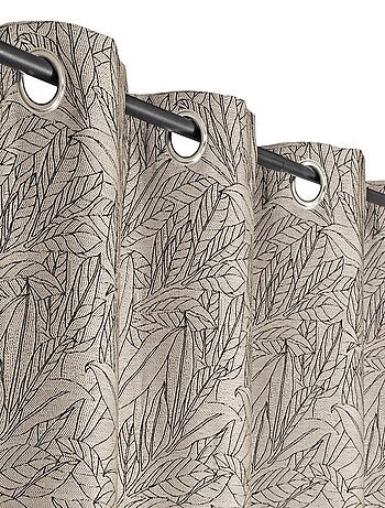Rideau Jacquard Base Plombée - prêt à Poser.