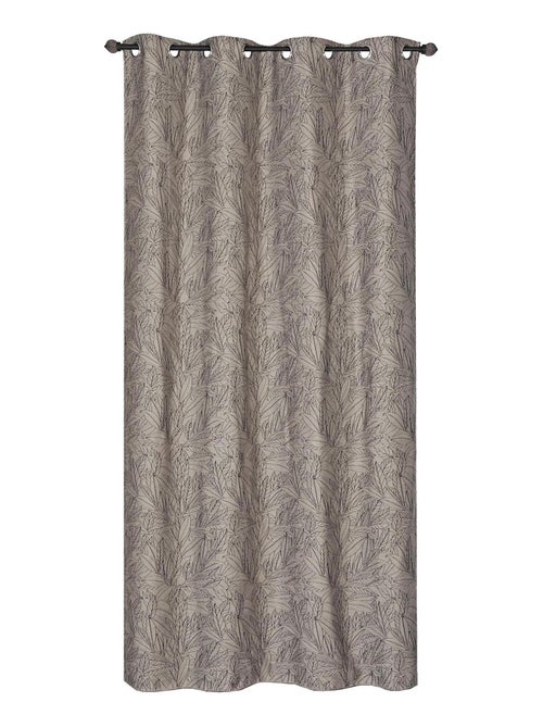 Rideau Jacquard Base Plombée - prêt à Poser. - Kiabi