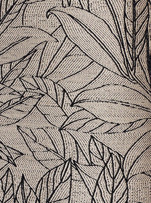 Rideau Jacquard Base Plombée - prêt à Poser. - Kiabi