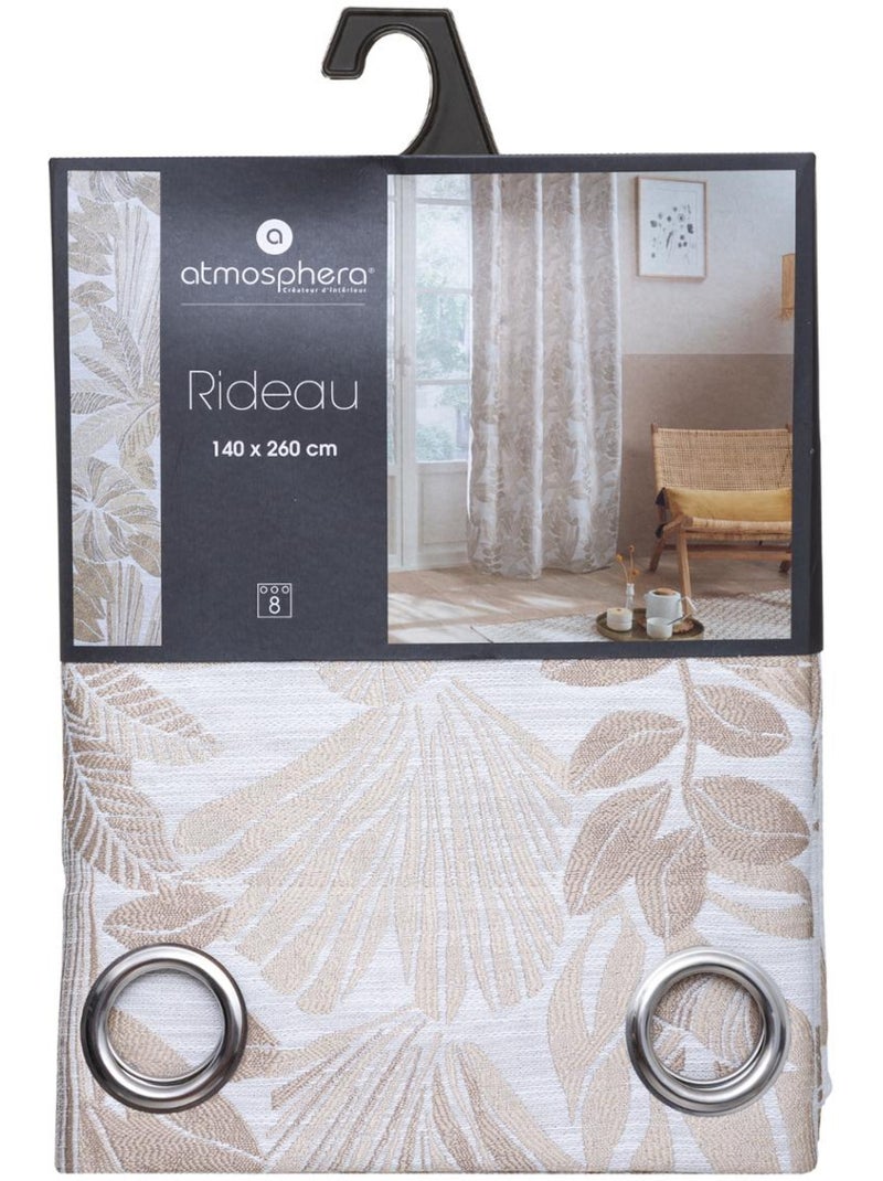 Rideau jacquard BEJUCO Lin - Kiabi
