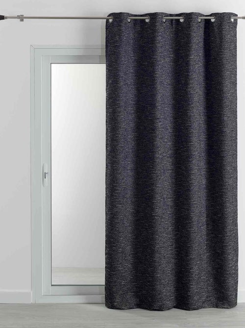 Rideau jacquard matière chiné - Kiabi
