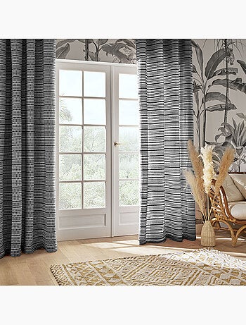 Rideau jacquard MICAH