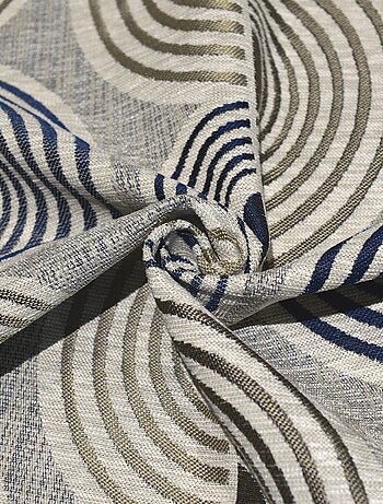 Rideau Jacquard Motif Demi-Cercles