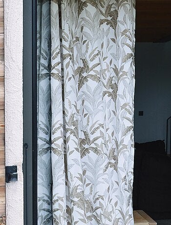 Rideau Jacquard Motif Jungle