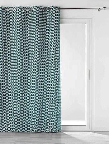 Rideau Jacquard motif losange