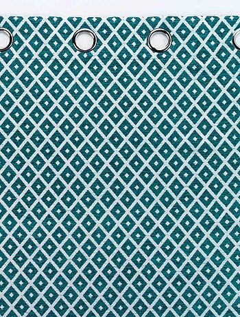 Rideau Jacquard motif losange