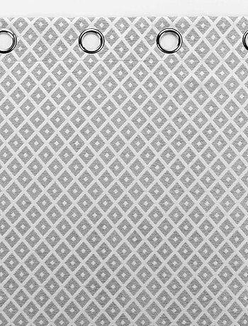 Rideau Jacquard motif losange