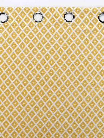 Rideau Jacquard motif losange