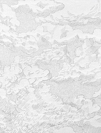 Rideau jacquard motif nuage à oeillets