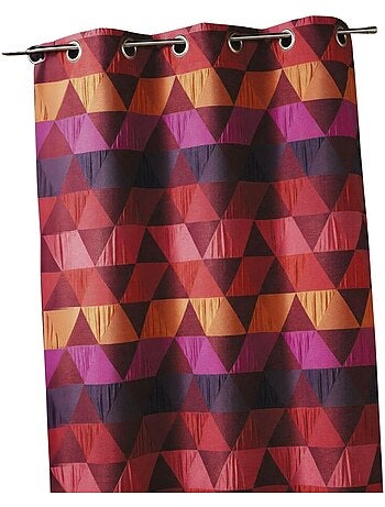 Rideau jacquard motif triangles