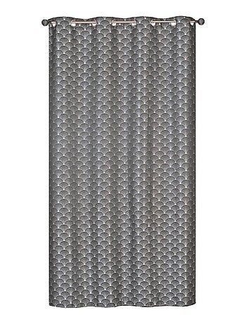 Rideau Jacquard motifs queue de Paon - prêt à Poser.