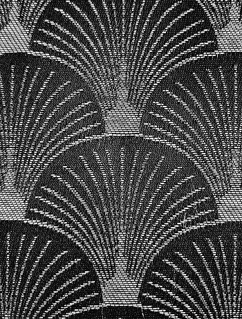 Rideau Jacquard motifs queue de Paon - prêt à Poser.