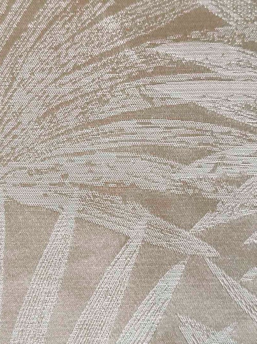 Rideau Jacquard Palme Tropical - prêt à Poser. - Kiabi