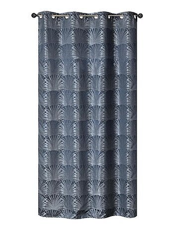 Rideau Jacquard Palme Tropical - prêt à Poser.