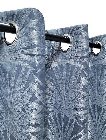 Rideau Jacquard Palme Tropical - prêt à Poser.